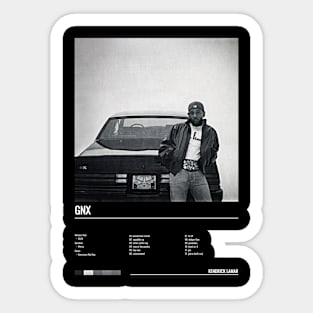 GNX Album - Kendrick Lamar Sticker